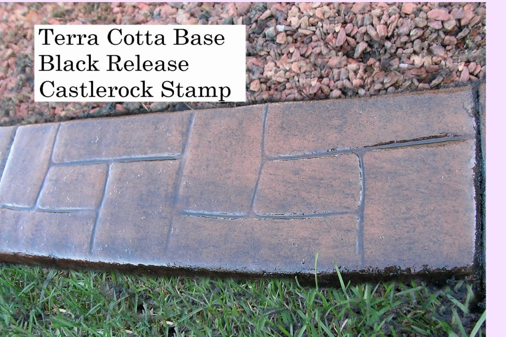 <strong>Base-  Terra Cotta Release-  Black Stamp- Castlerock</strong>