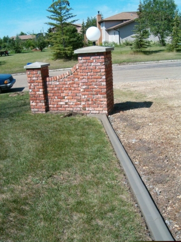 light duty driveway edging