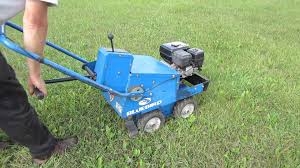 Blue Bird Sod-Cutter available to rent - too heavy and not very maneuverable