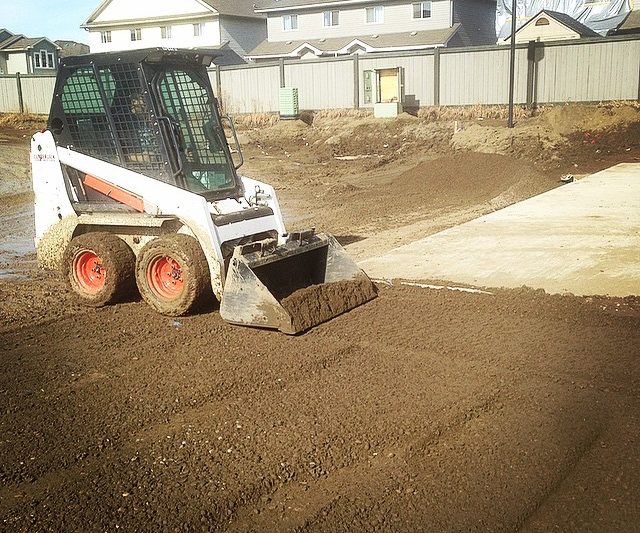 Final grade for new construction