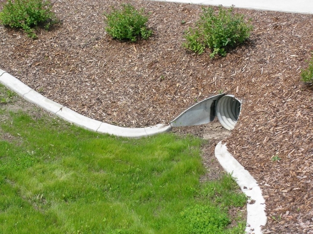 a solution for dealing with a culvert in the lawn
