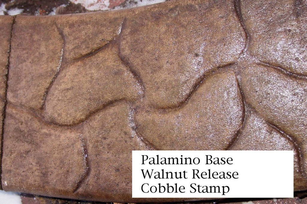 Base-  palomino Release-  walnut Stamp- cobble  curb