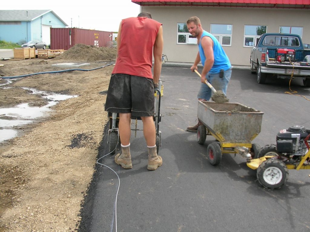 6X6 curb installation