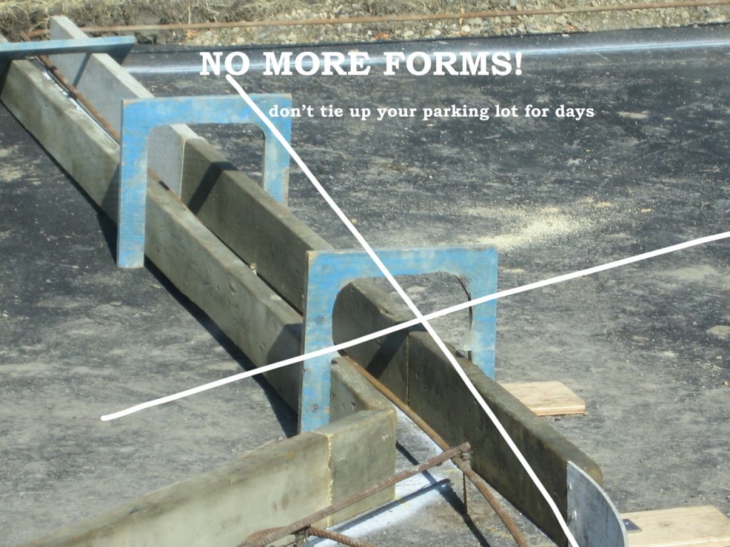 no forms don't tie up your parking lot!