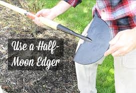 half moon edger for curb prep  SHARPEN IT!